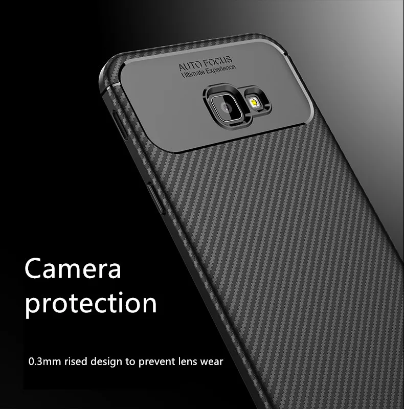 For Samsung Galaxy J4 Plus Core Case Cover Luxury Shockproof Carbon High Quality Soft TPU Silicone Back Funda | Мобильные телефоны