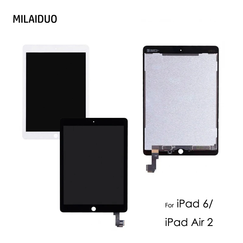 ЖК дисплей для iPad Air 2 6 A1567 A1566 сенсорный экран дигитайзер планшет полная сборка