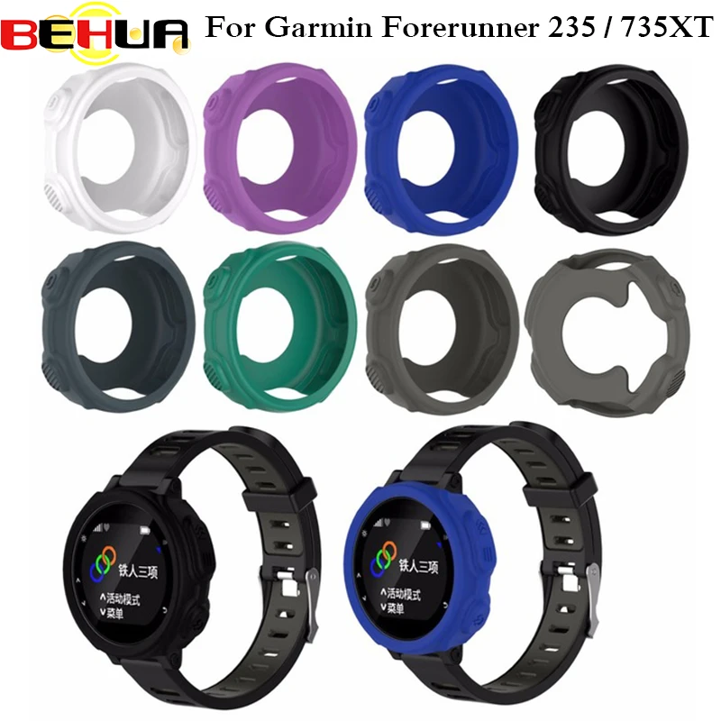 

Чехол для часов BEHUA Защитный Браслет, силиконовый, для Garmin Forerunner 235/735XT, GPS