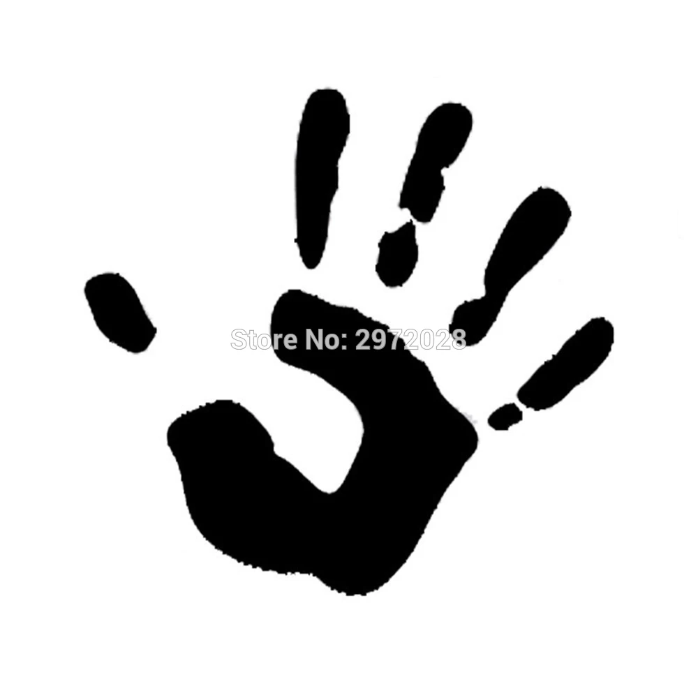 

10 x Newest Design Funny Palm Car Creative Decorative Auto Decal Cartoon Car Reflective Car Body Decal Pattern Vinyl