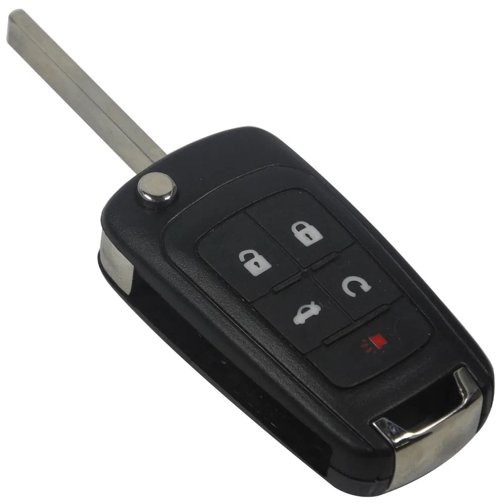 Jingyuqin раскладной дистанционный ключ 5 BTN для Vauxhall Opel Buick Excelle Verano LaCrosse Regal корпус на
