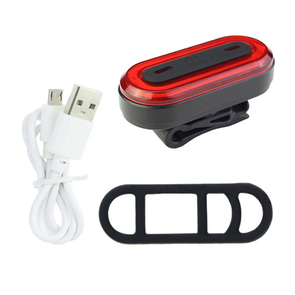 Светодиодный USB Перезаряжаемый велосипедный задний фонарь для безопасности