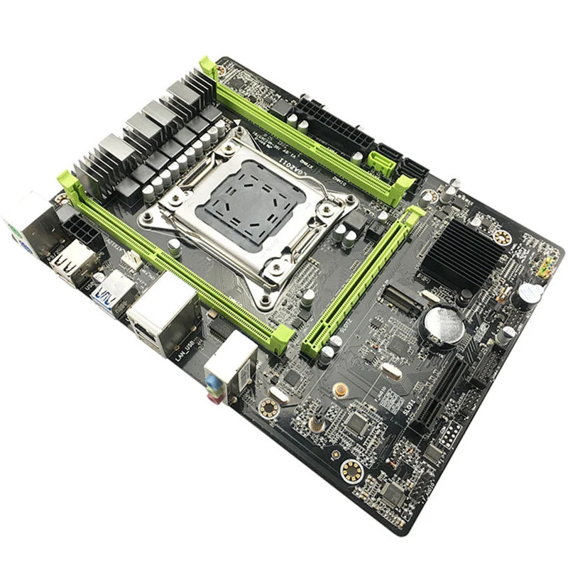 Материнская плата X79 M2 Lga2011 Atx Usb3.0 Sata3 Pci E Nvme M.2 Ssd поддержка памяти Reg Ecc и процессора