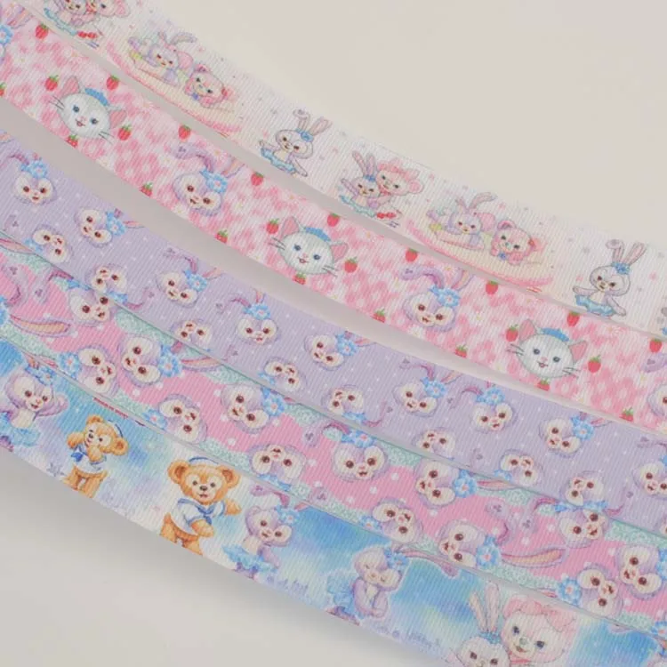 Новый фиксированный набор 1 &quot25 мм смешанный 5 стиль медведь и кролик Печатный