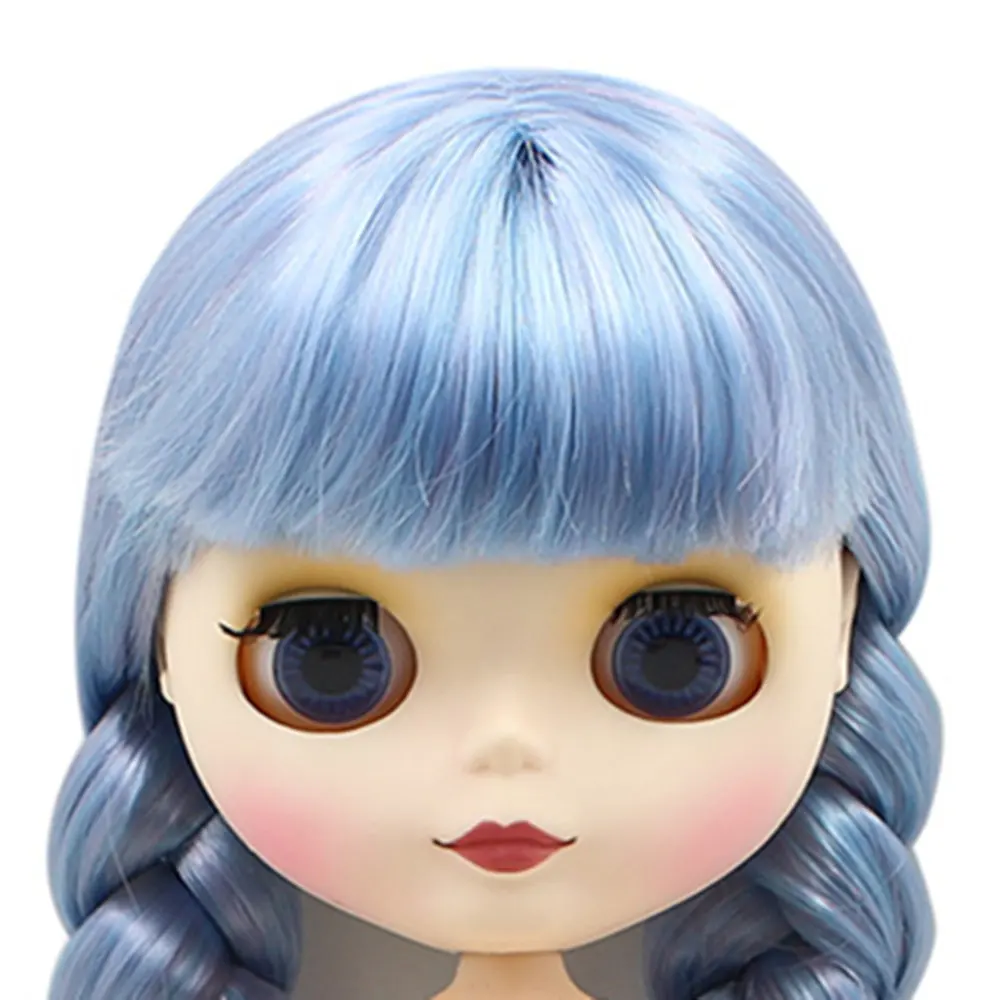 nude doll Фабрика NEO blyth шарнирная кукла голубые волосы игрушка подарок специальная цена на продажу подходящий макияж в себе № 6227/1049 - Цвет: nude doll