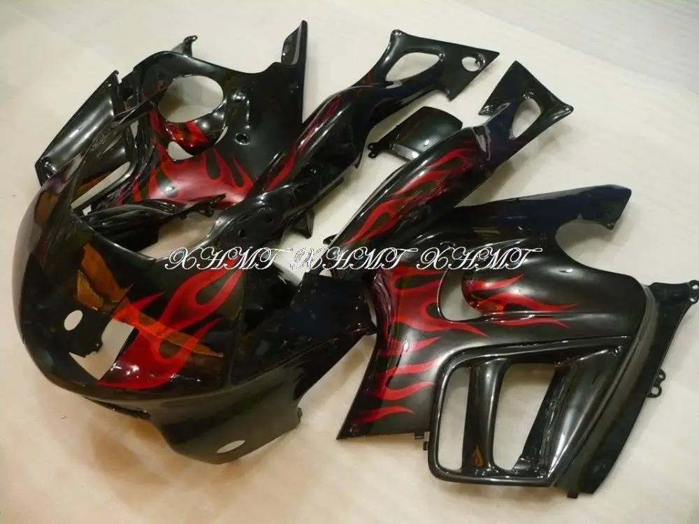 97-98 CBR600F3 1998 F3 Красный Пламя Обтекатель 97 литье под давлением Мотоциклов