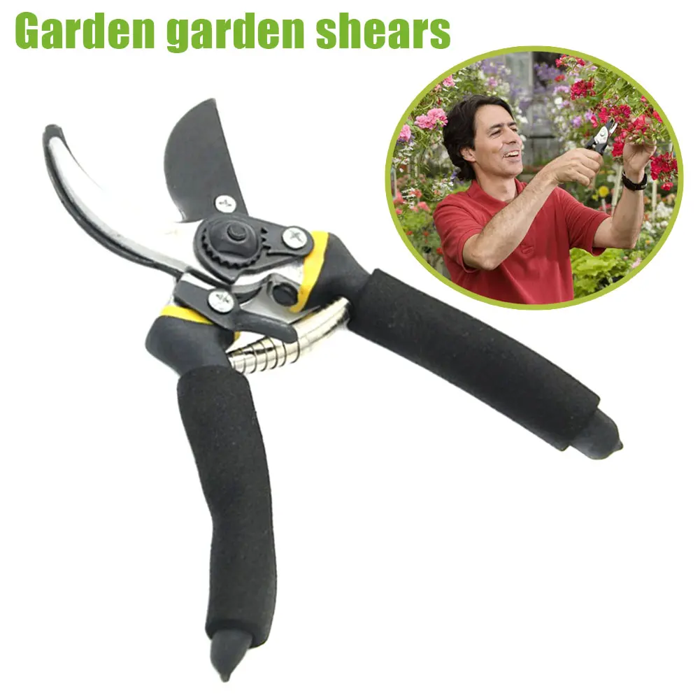

Pruning Shears Professional Sharp Bypass Hand Pruner Shears with Safety Lock Tree Trimmers Secateurs MAL999