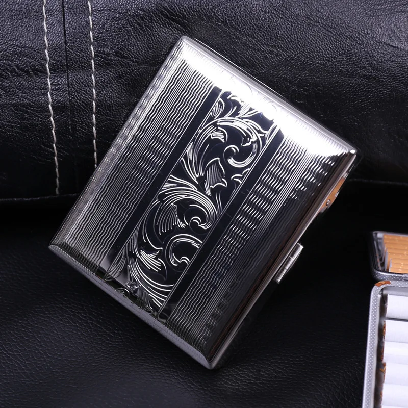 Металлическая сигаретная коробка Etuis для сигарет Sigarettenkoker 20 шт. | Дом и сад