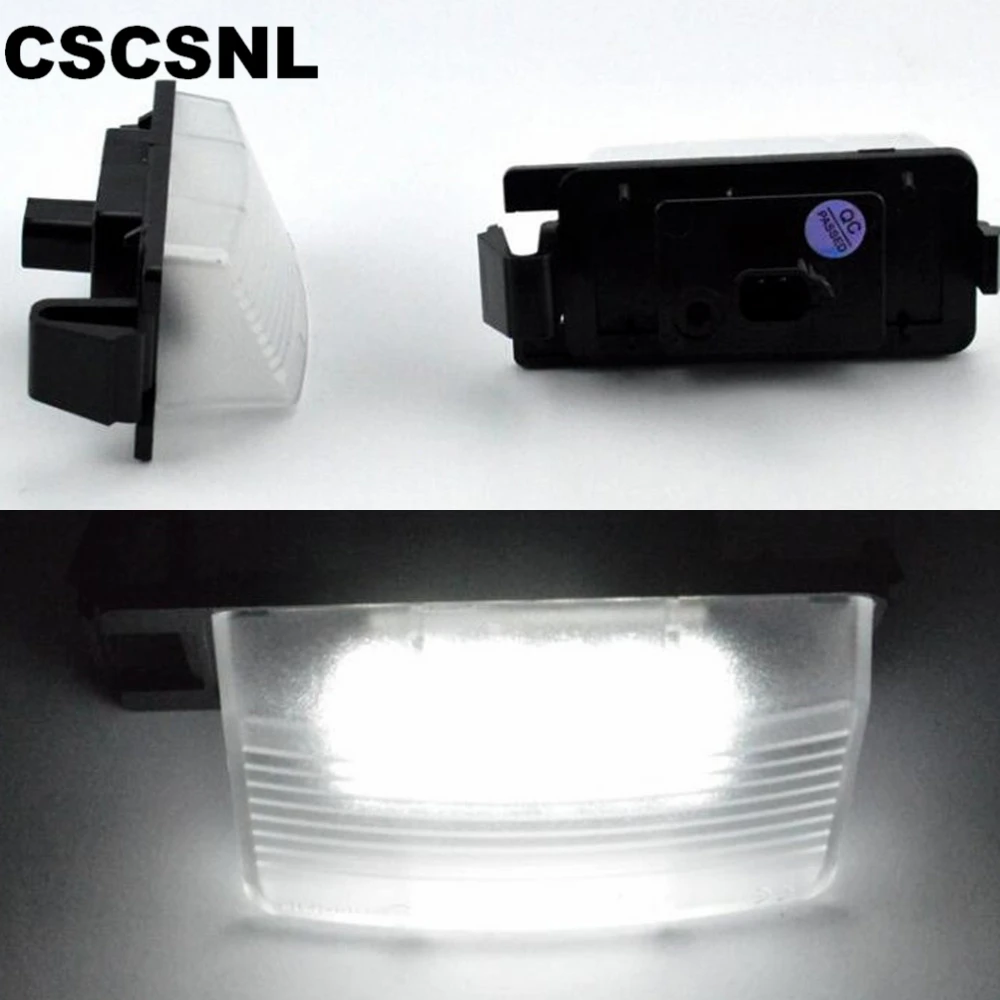 CSCSNL 2 шт. 12 В без ошибок 18 3528 SMD светодиодный светильник номерного знака лампы