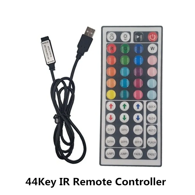 USB LED Strip 5050 RGB Flexible LED Light DC5V RGB Color Changeable TV Background Lighting