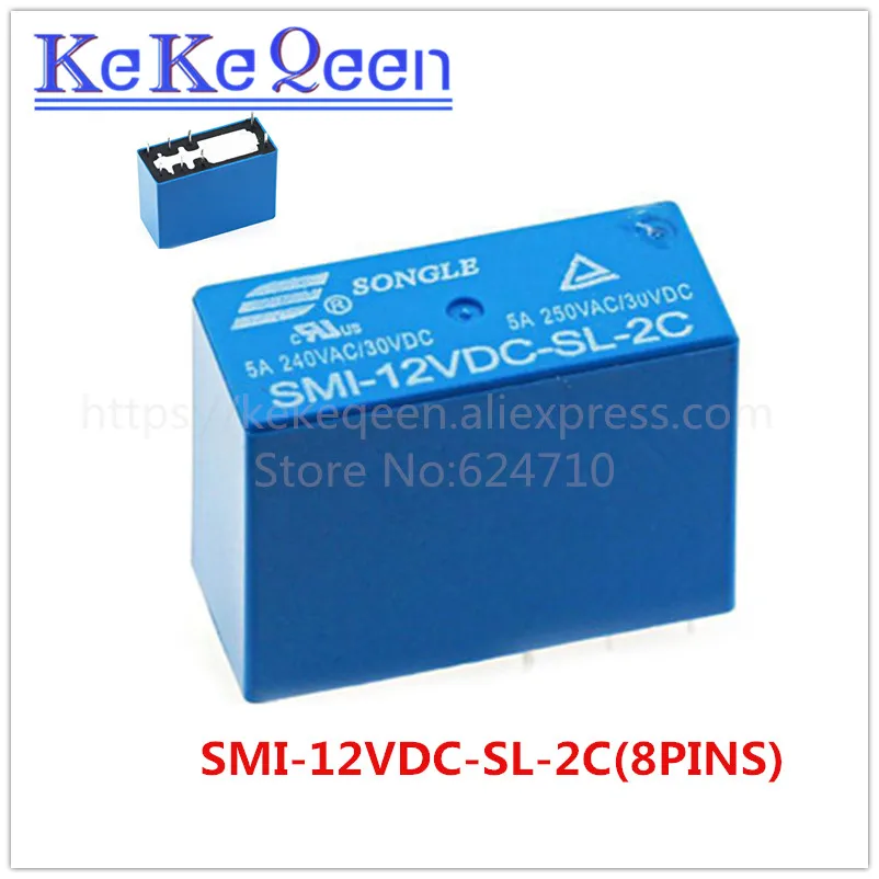 Реле мощности Φ 5V 12V 24V 5A 250VAC/30VDC 8PINS A group of нормально открыть New|Реле| |