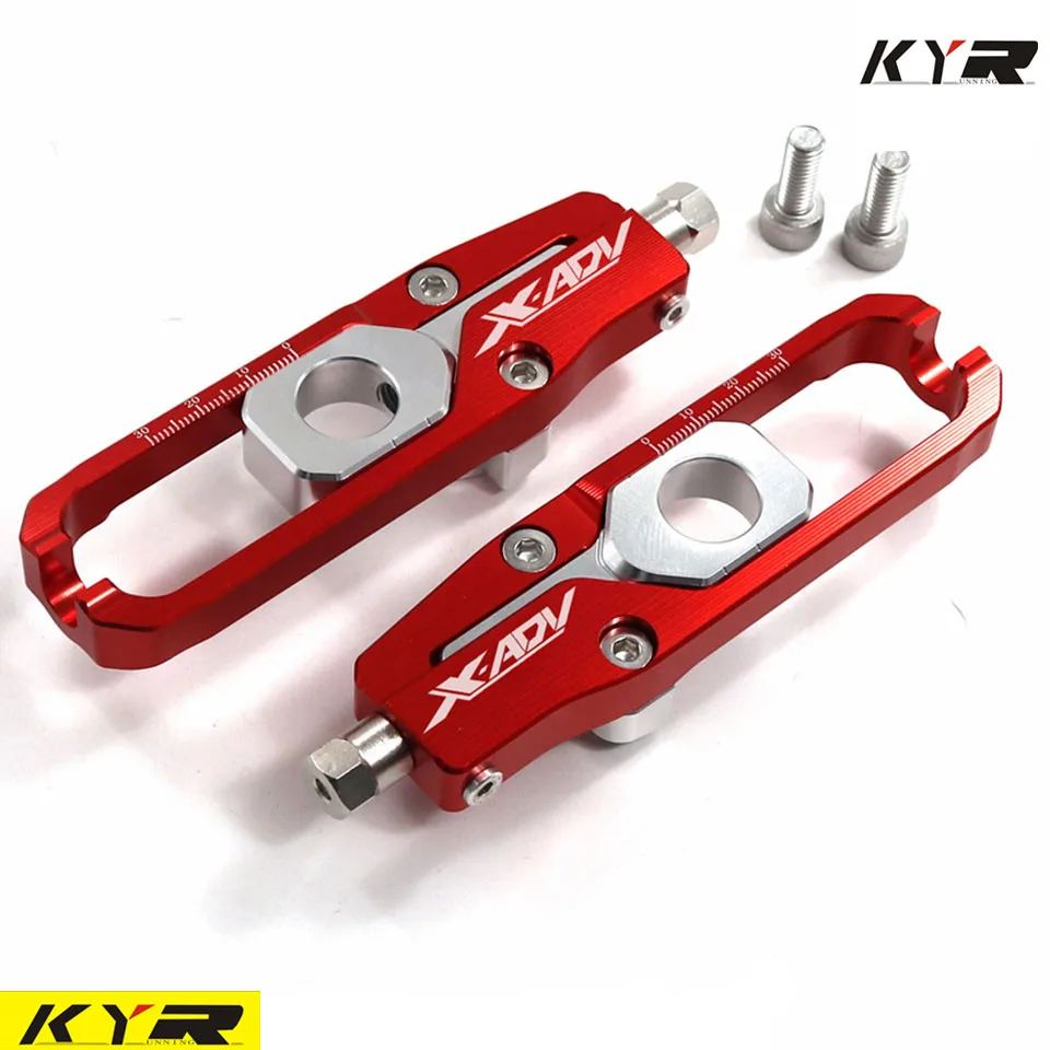 Red Для honda x adv 750 xadv x-adv- регуляторы цепи натяжители CNC алюминий для honda Мотоцикл регулятор цепи - Цвет: Red