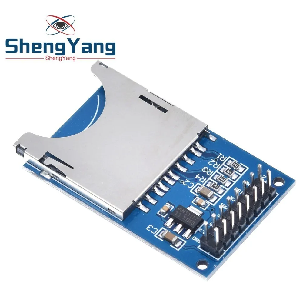 Гнездовой считыватель для модуля SD-карты для Arduino UNO R3 Mega 2560 Nano Гнездовой считыватель для модуля SD-карты для Arduino UNO R3 Mega 2560 Nano