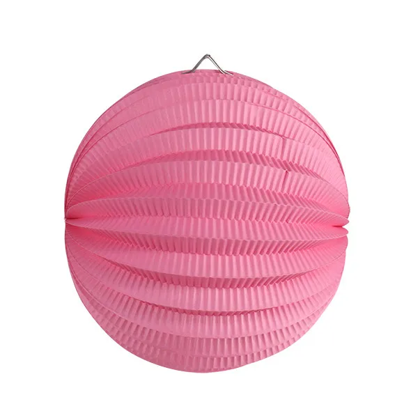 Pink Zilue 8 дюймов/20 см плиссе в гармошку бумажный фонарь s арбуз Фонарь Свадебная вечеринка День рождения душ домашний декор события - Цвет: Pink