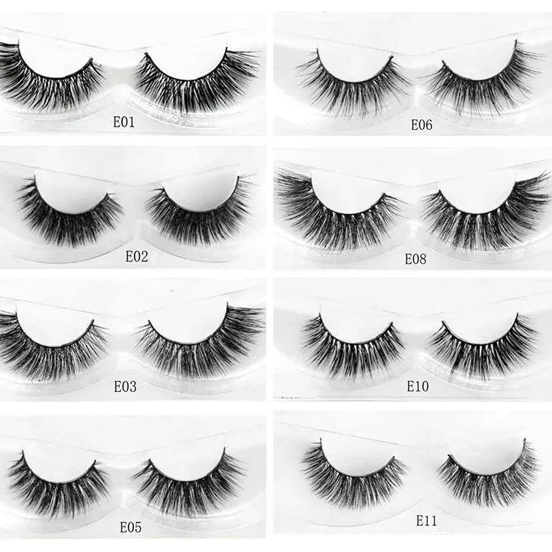 Eyelashes Cruelty Free Mink Cross Messy Handmade False Eyelash Extension 3D Lashes Reusable Faux Cils | Красота и здоровье