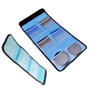 Чехол для фильтра объектива камеры Сумка для переноски бумажник для фильтров 49 мм-82 мм 3 кармана 6 карманов для canon nikon sony dlsr cokin p series