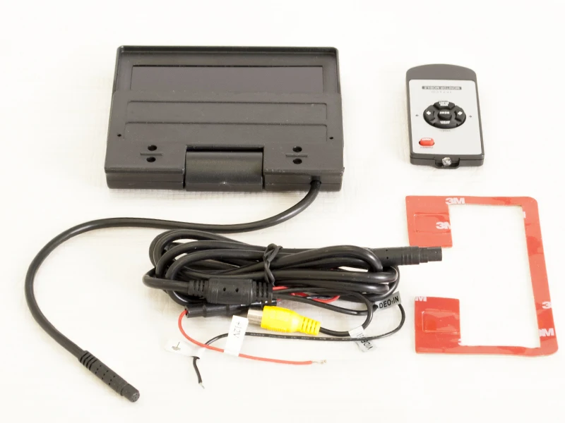 

upgrade In dash car monitors 5 inch HD 800*480 2CH AV IN car parking assisstance with remote control motorized monitor
