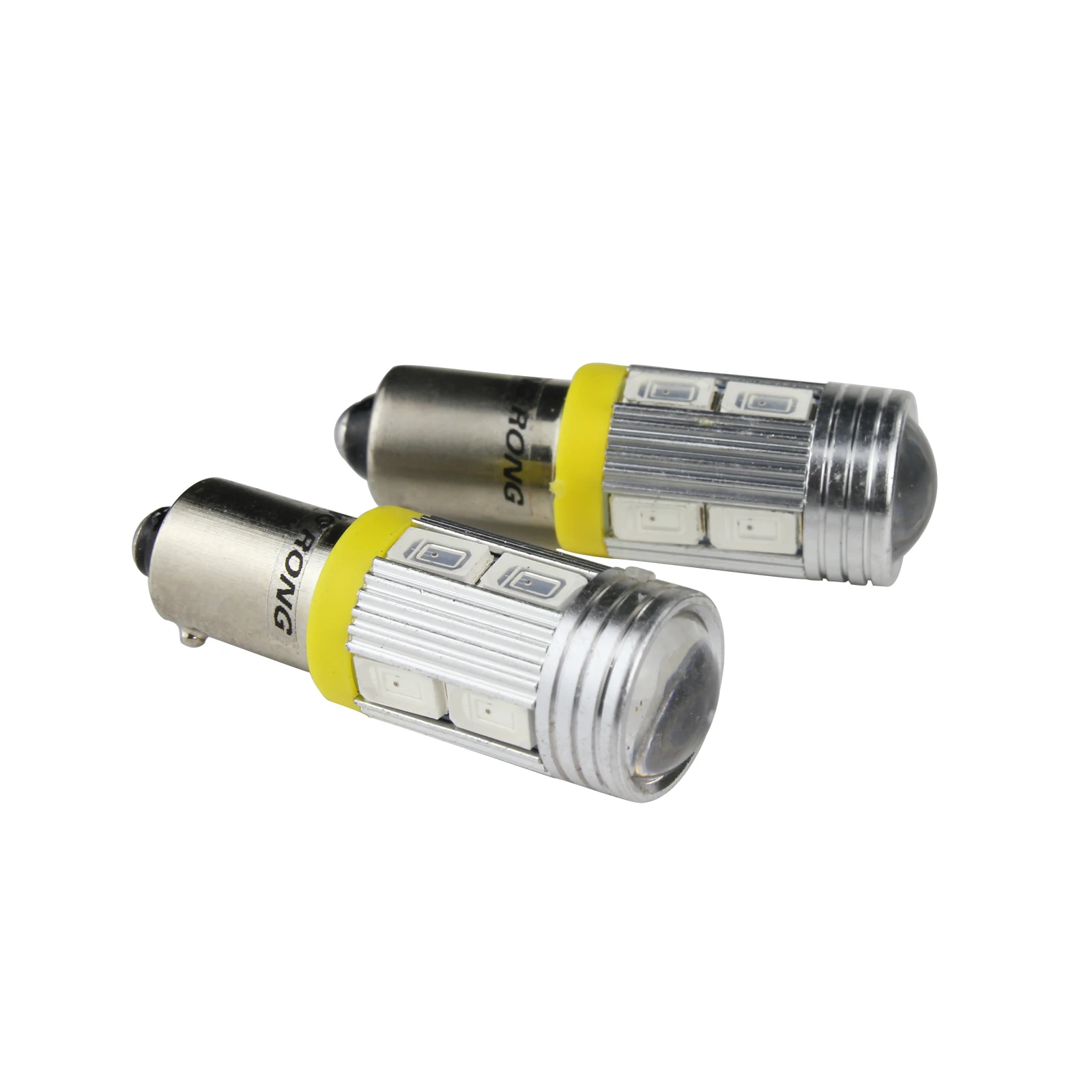 Светодиодная лампа ANGRONG H21W BAY9s 10SMD 2 шт. передний индикатор задний боковой свет