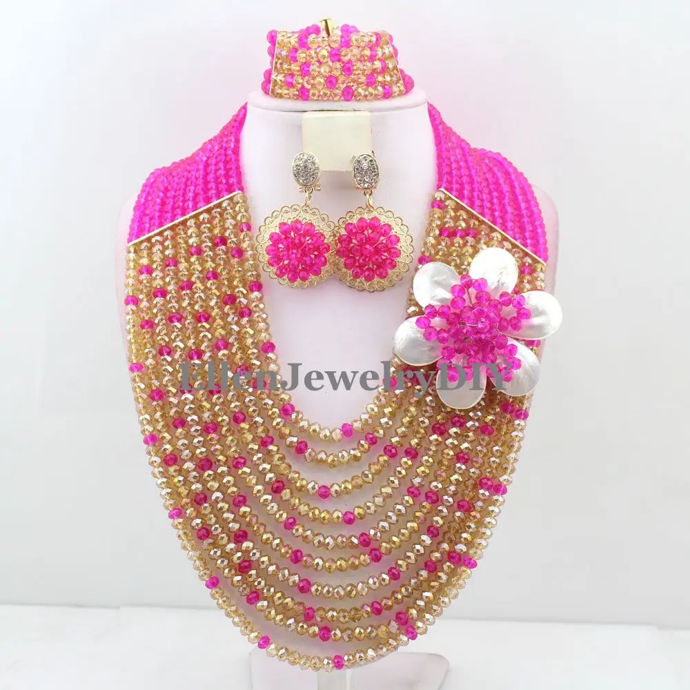 Эксклюзивный комплект ювелирных изделий из африканских бусин ручной работы