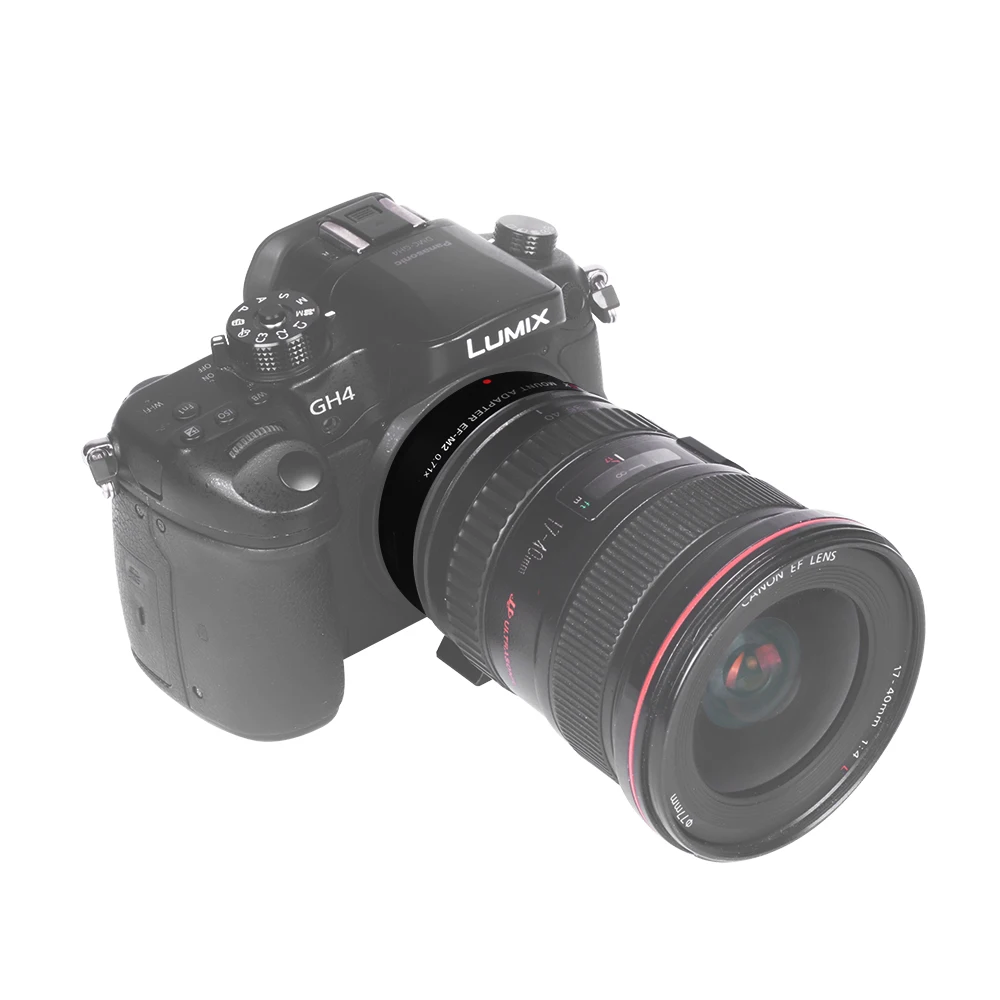 Адаптер для объектива Viltrox с автофокусом AF EXIF 0 71x Canon EF Lens к M43 Camera GH4 GH5 GF6 GF1|Адаптеры