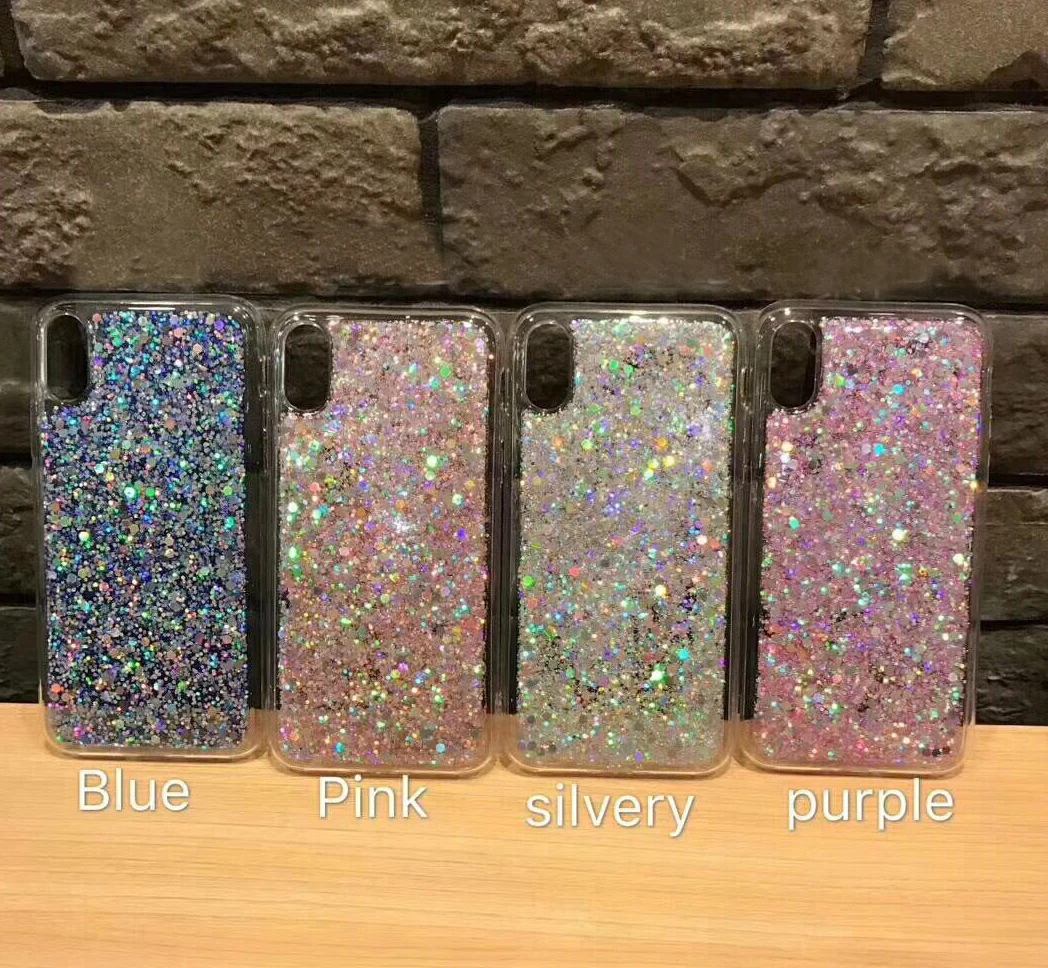 Yhcsz мягкий силиконовый Bling блестка противоударный чехол для телефона iPhone 6 6S 7 8 Plus x