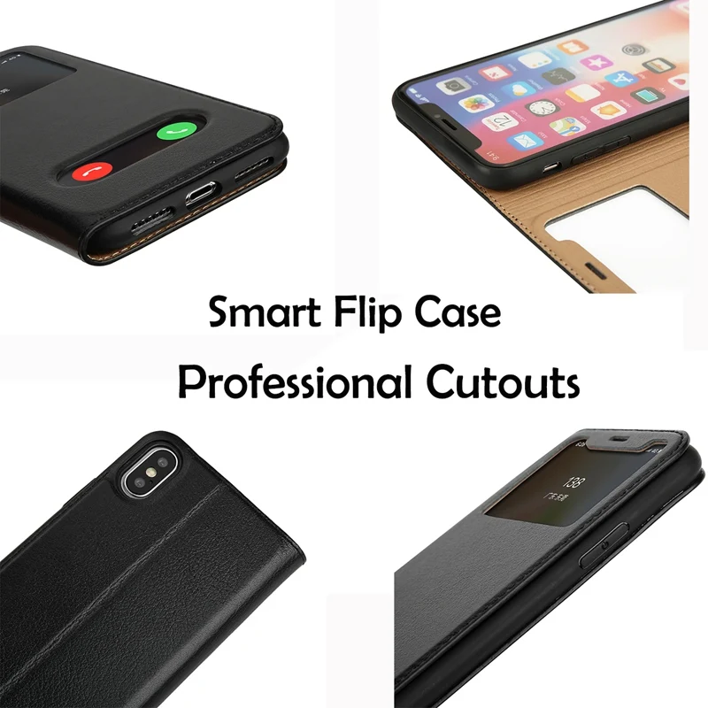 Женские ботинки из натуральной кожи флип чехол для iPhone X Case роскошный