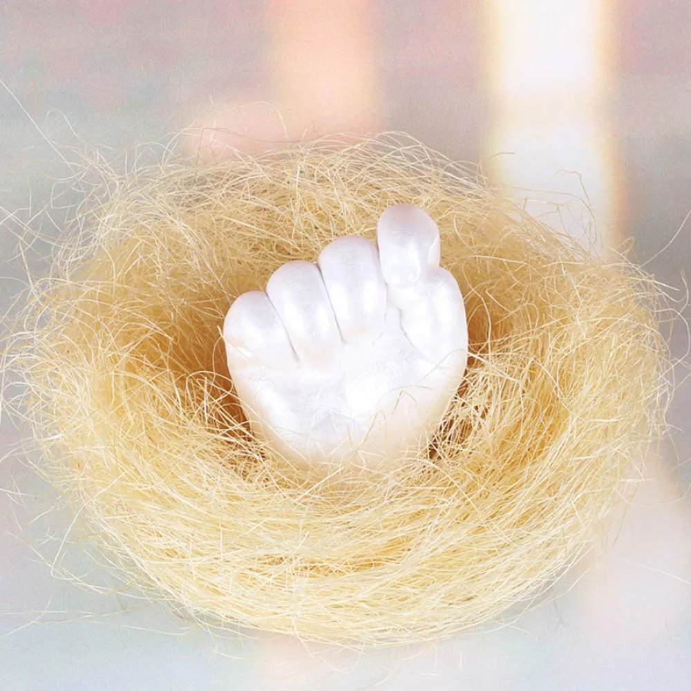 Детская 3D форма для ручной и ножной печати порошок штукатурка литье набор