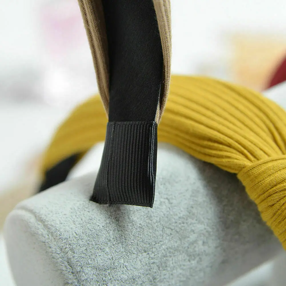 1PC Womens Headband Twist Hairband Bow Knot Cross Tie Velvet Headwrap Hair Band Hoop |