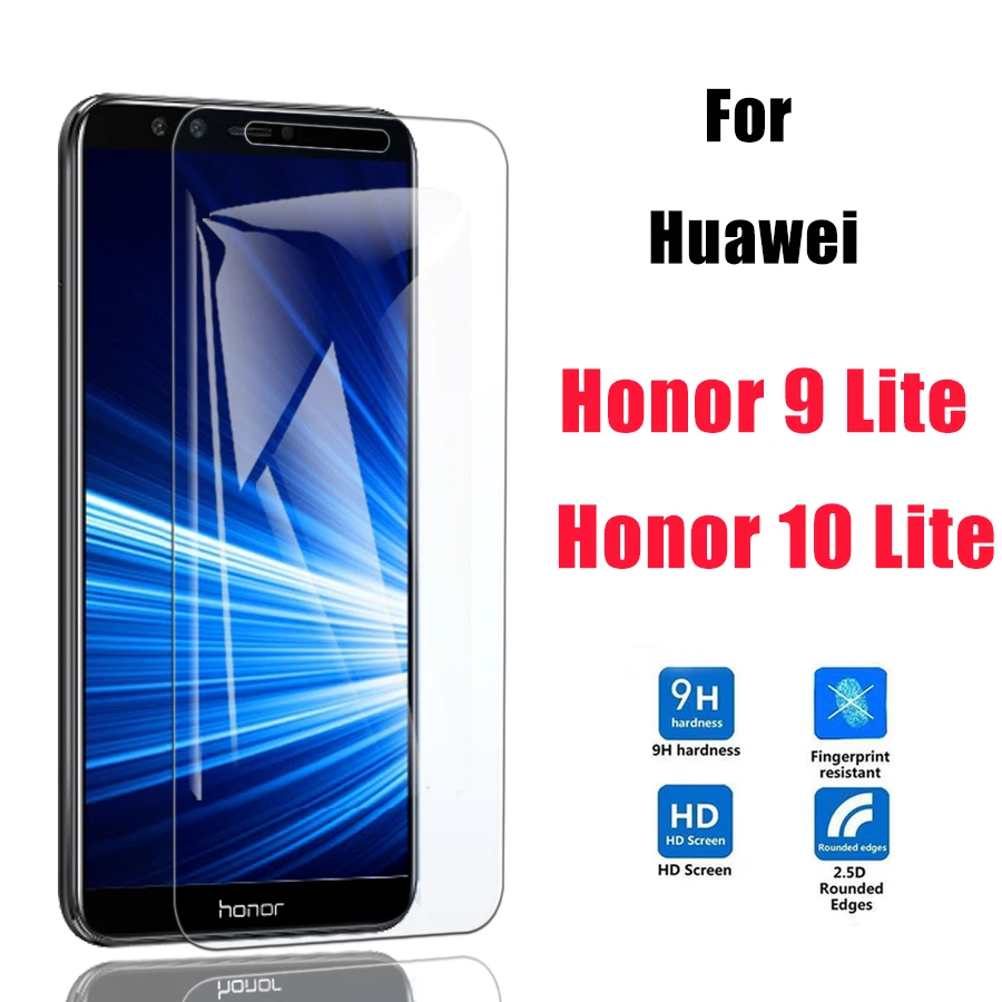 Honor 10 легкое Защитное стекло для huawei 9 lite защита экрана закаленное 10lite