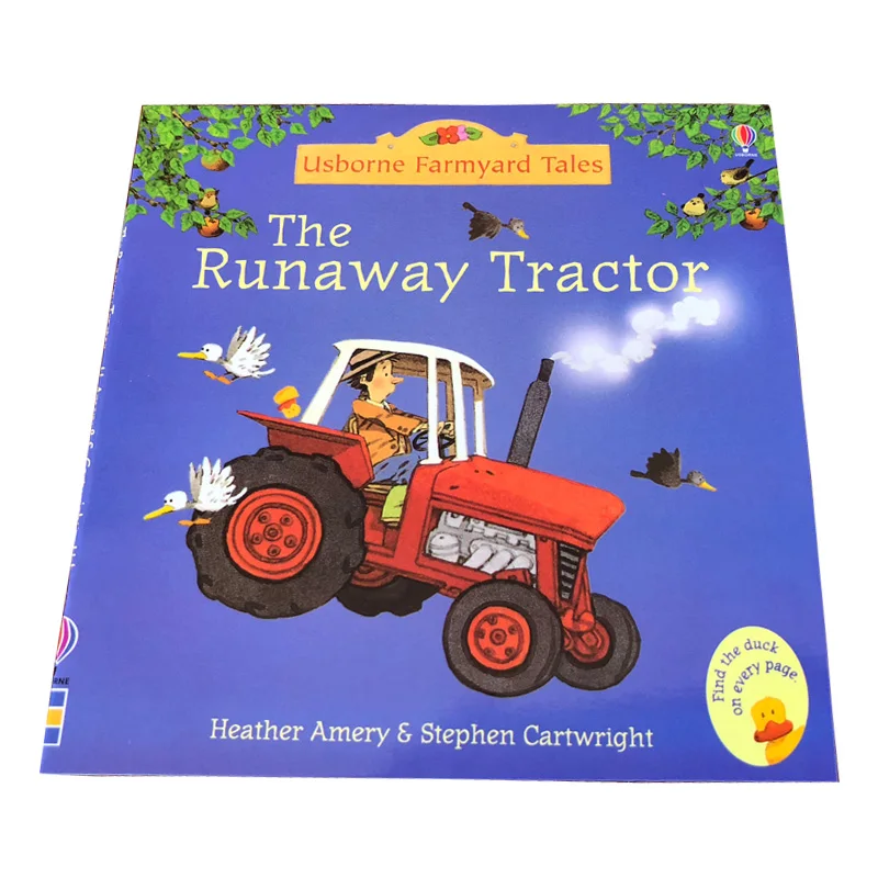 20Books/Set 15x15cm kids Usborne Picture Books Children Baby famous Story English Child Book Farmyard Tales Eary education |