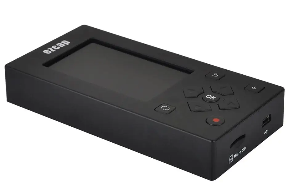 Ezcap271 AV рекордер аудио видео конвертер конвертировать VHS/видеокамеры ленты в цифровой формат " TFT экран 8 Гб памяти для VCR DVD
