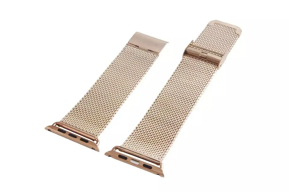 Сетчатый ремешок для часов из нержавеющей стали Apple Watch Series 3 браслет iWatch 1/2/3