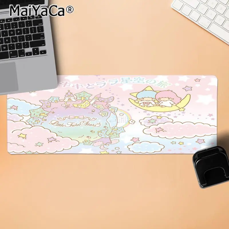 MaiYaCa, новинка, маленькие игровые мыши для ноутбука с двумя звездами, коврик для мыши, резиновая мышь, прочный Настольный коврик для мыши