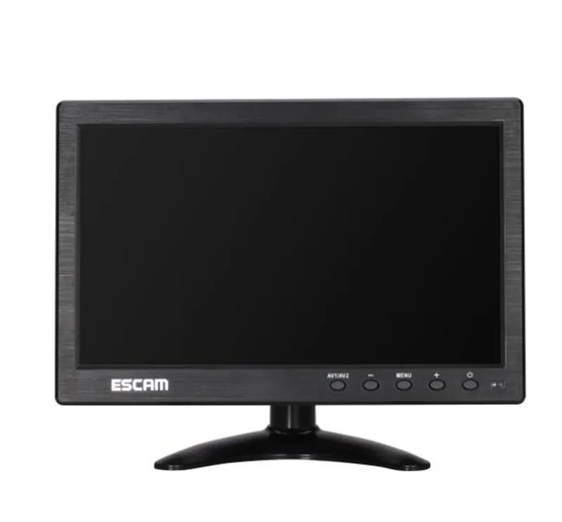 ESCAM многоязычный 10 дюймовый IPS LCD CCTV монитор VGA HDMI AV BNC USB вход|cctv monitor|lcd cctv monitorcctv lcd