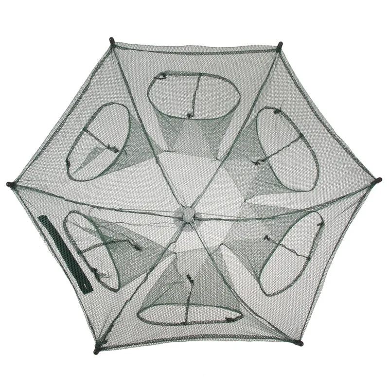 Бесплатная доставка 2018 Складная рыболовная сеть из литой нейлоновой сетки 100 * см