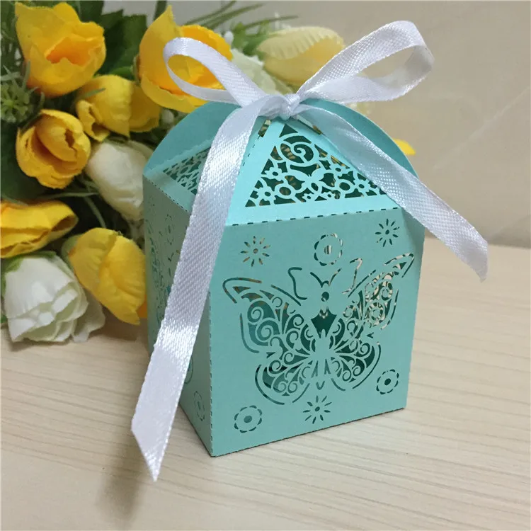 Розовая тема лазерная резка подарочные коробки для свадебного декора