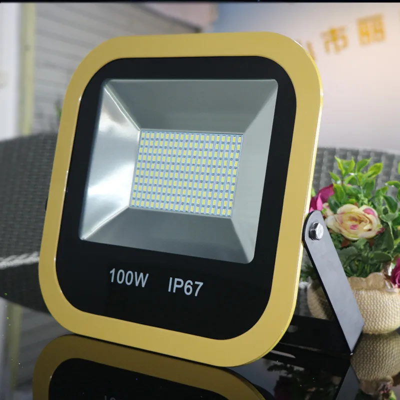 Светодиодный прожектор светильник AC220V SMD 10W 30W 50W 100W 150W белый/теплый белый с умным