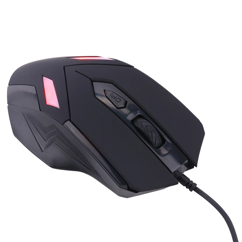 Проводная игровая мышь USB 2400 dpi, 6 кнопок, светодиодный, профессиональная оптическая профессиональная мышь, геймерские Компьютерные Мыши для ПК, ноутбука, игровые мыши