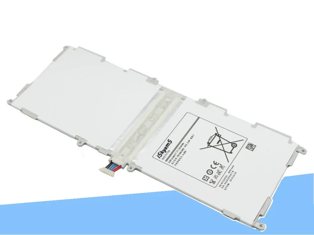 ISkyamS 10 шт./лот 6800 мА/ч EB BT530FBC запасная батарея для Samsung Galaxy Tab 4 1 &quotT530 T531 T535 P5220 SM
