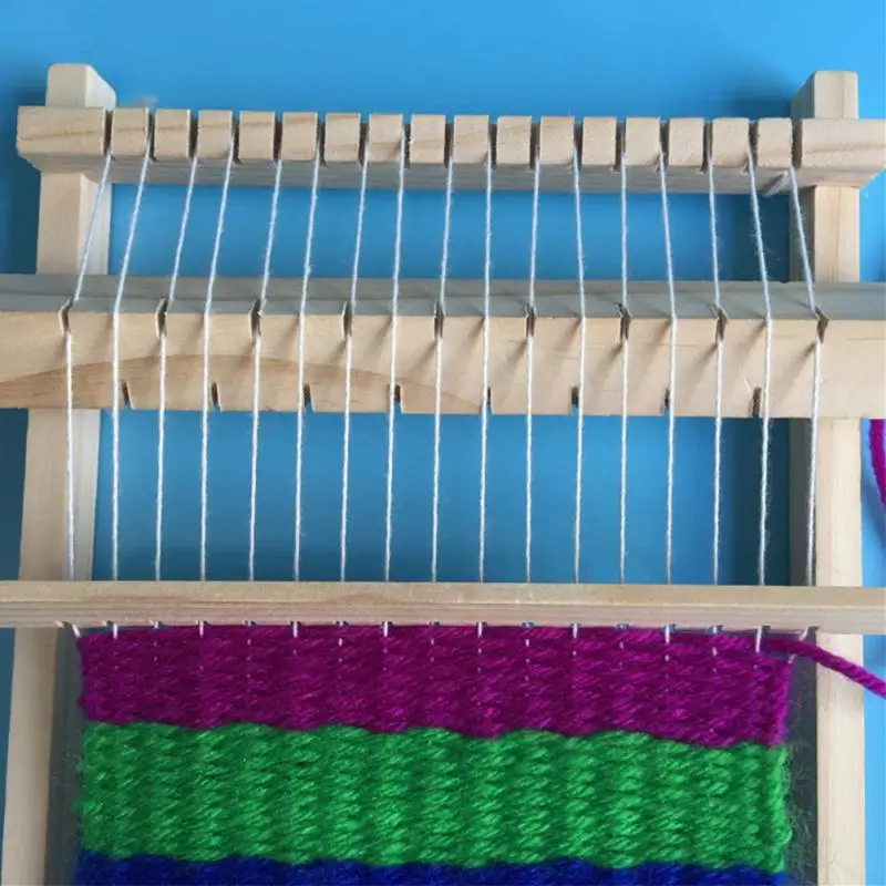 Деревянная детская ручная вязаная игрушка ткацкий станок DIY Инструменты для