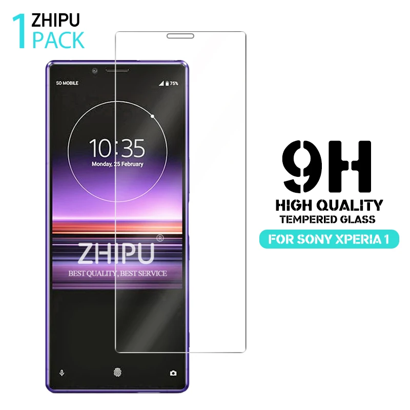 Закаленное стекло для sony Xperia 1 защита экрана 2.5D 9H Премиум защитное