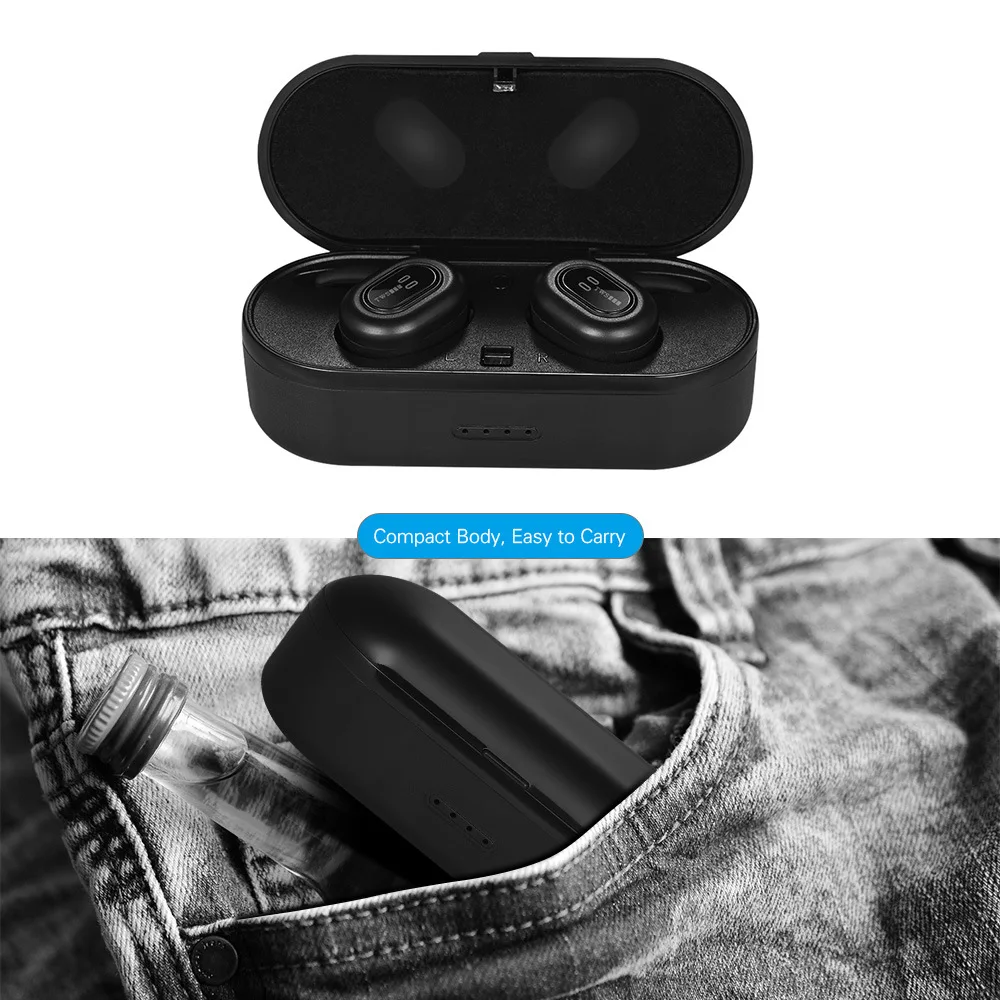 WLNGWEAR Mini TWS Twins Bluetooth наушники настоящие беспроводные в ухо спортивные гарнитура