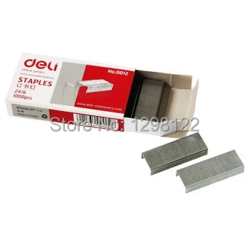 Deli 0012 высокое качество высокопрочного штапельного 12 #1000 шт./кор.|staples stationery|staples