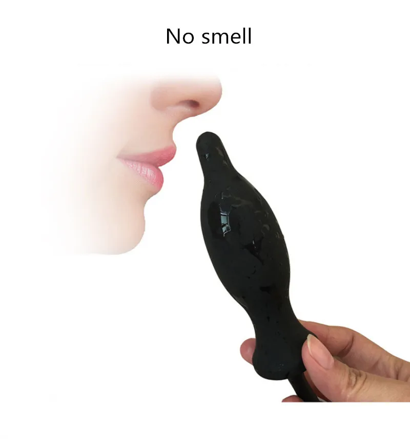 Огромная надувная Анальная пробка силиконовая с увеличением искусственная