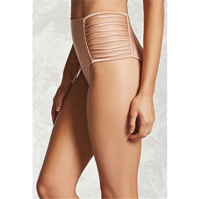 Комплект сексуального бикини женский купальник с высоким горлом вырезом пуш-ап