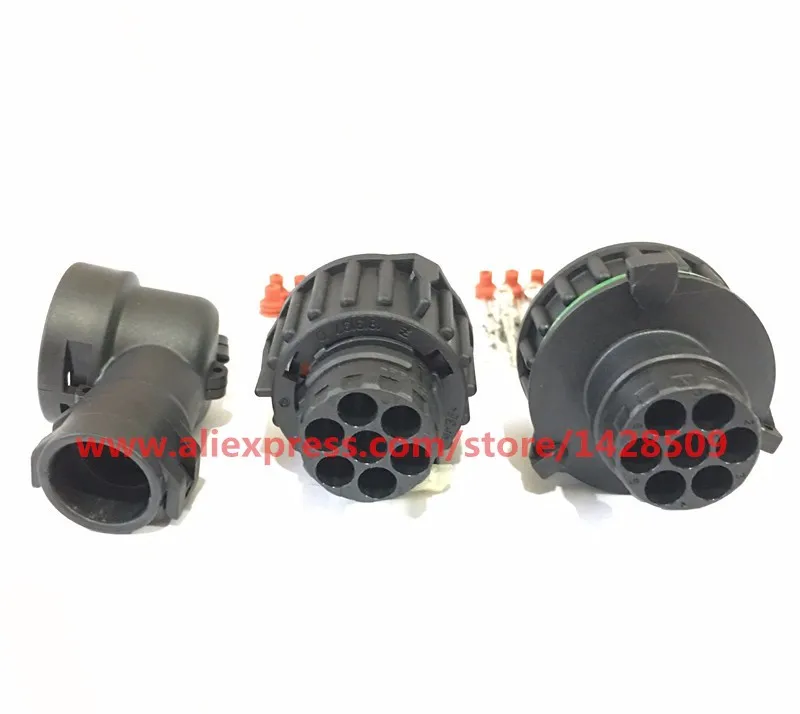 5 компл. AMP 7 Pin 1718230 967650-1 965783-1 разъем для датчика Автомобильный Водонепроницаемый Электрический провод разъем для автомобильной нефтяной разведочной железной дороги