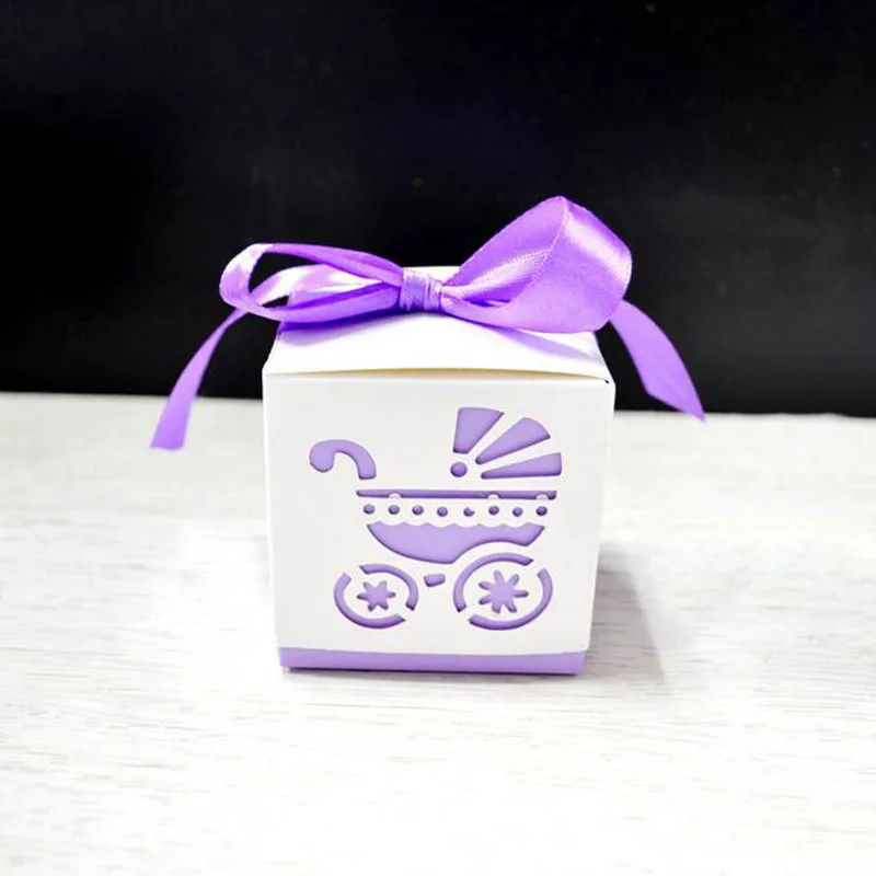 50 шт. вечерние подарочные коробки для шоколада и сладостей с лазерной