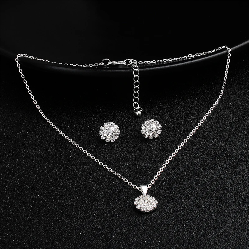 Модные свадебные ювелирные наборы Miallo стразы браслеты и серьги с австрийскими