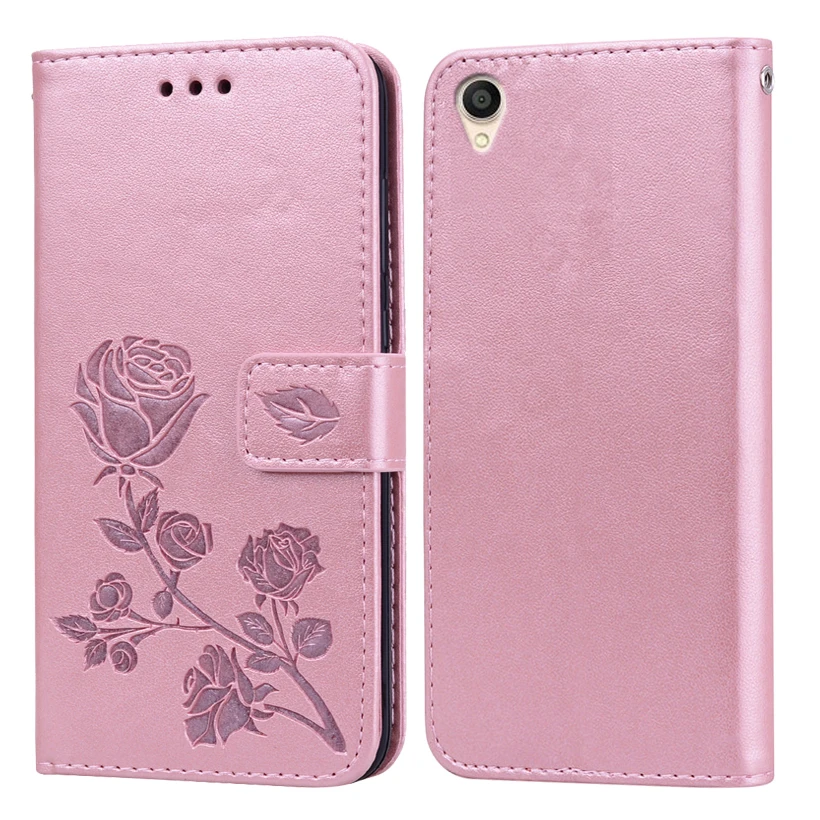 Роскошный кожаный чехол-кошелек с тиснением розы для ASUS ZenFone 4 Max ZC554KL ZC520KL ZE620KL ZC600KL