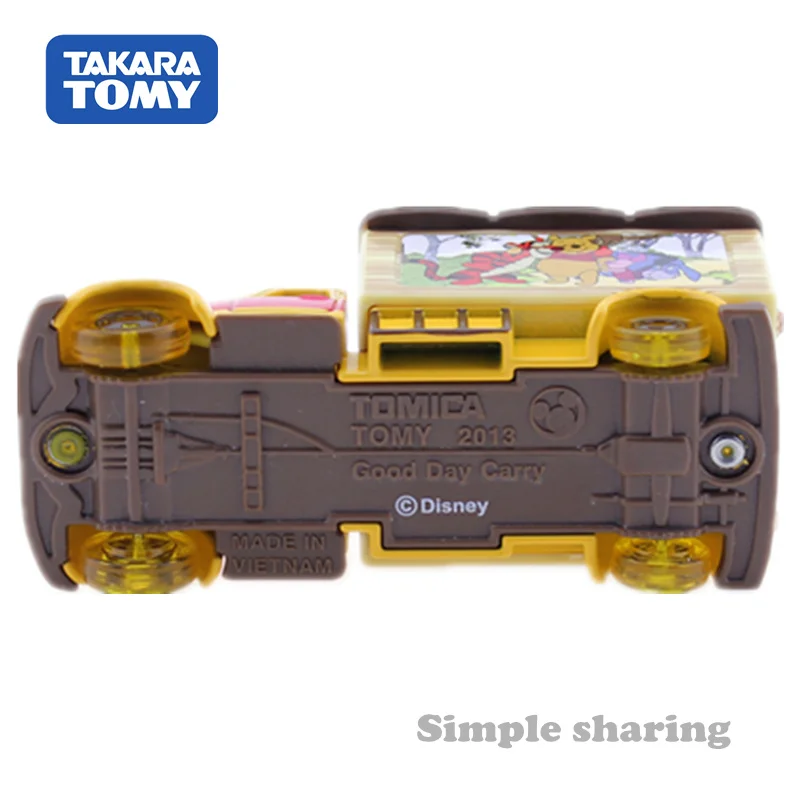 Takara Tomy Tomica Disney Motors Goody Carry Винни Пух литой металлический популярный миниатюрный